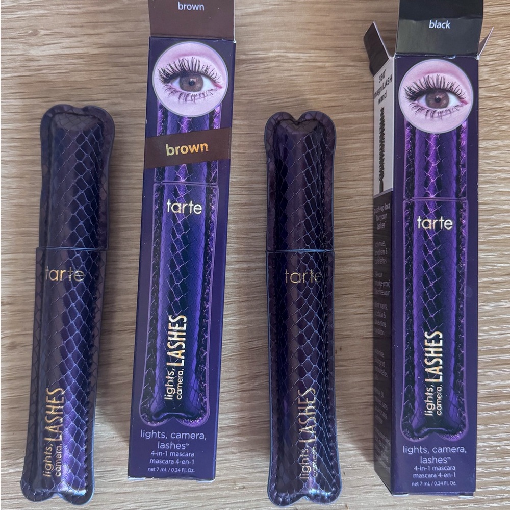 Tarte Lights, Camera, Lashes Mascara Duo in Black and Brown